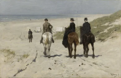 Morgenausritt am Strand